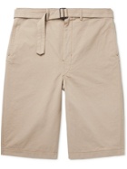 LEMAIRE - Belted Cotton-Canvas Shorts - Neutrals - M