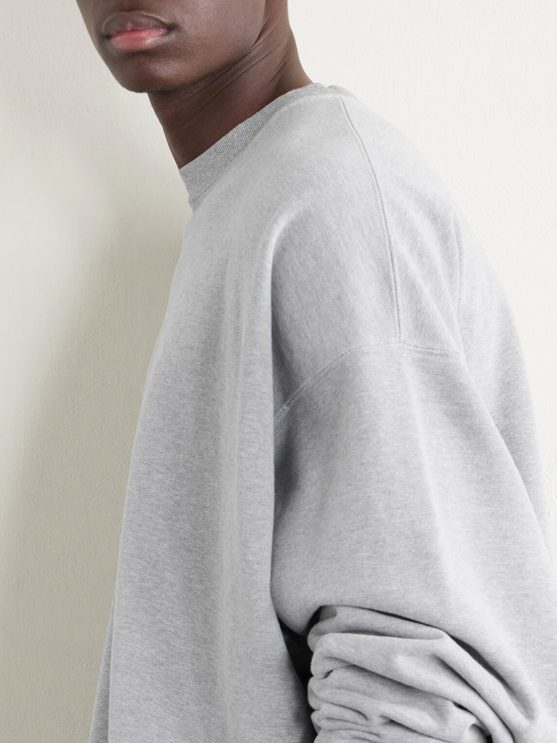 Remi Relief - Cotton-Jersey Sweatshirt - Gray