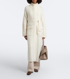 Arch4 Bond Street cable-knit cashmere long cardigan