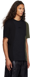 Moncler Genius Moncler x adidas Originals Black & Green T-Shirt