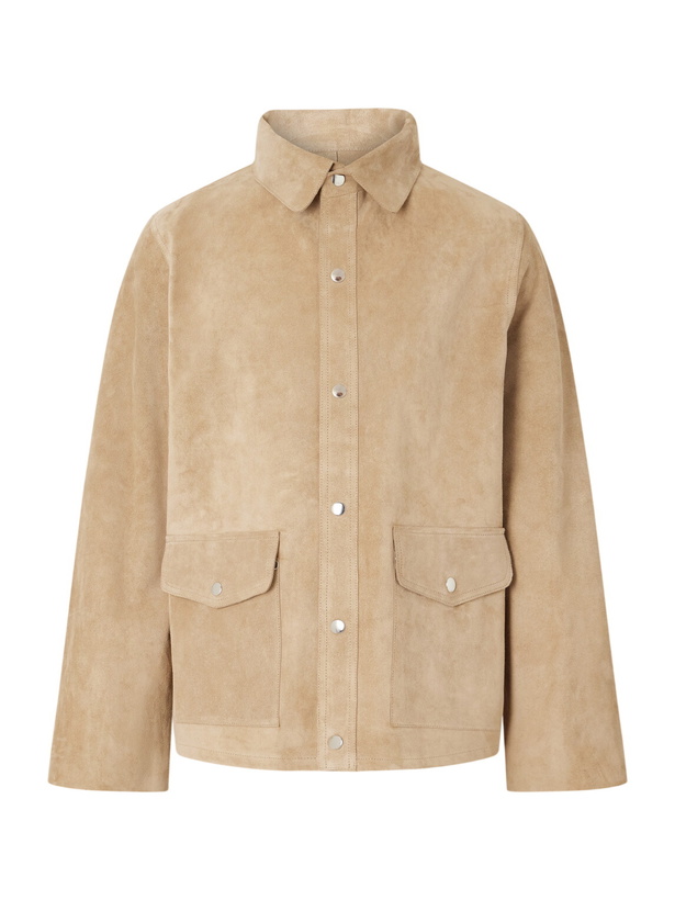 Photo: Fortela - Welder Suede Jacket - Neutrals