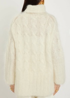 Joseph Fortin Cable-knit Brushed Mohair-blend Jumper Cream