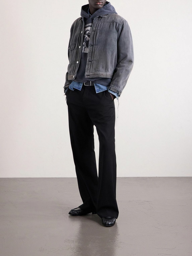 Photo: Enfants Riches Déprimés - Type VII Distressed Denim Jacket - Gray