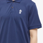 Air Jordan x Eastside Golf Polo Shirt in Midnight Navy/Burnt Sunrise/White