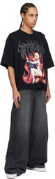 Stolen Girlfriends Club Black Anime Best Friend Relaxed T-shirt