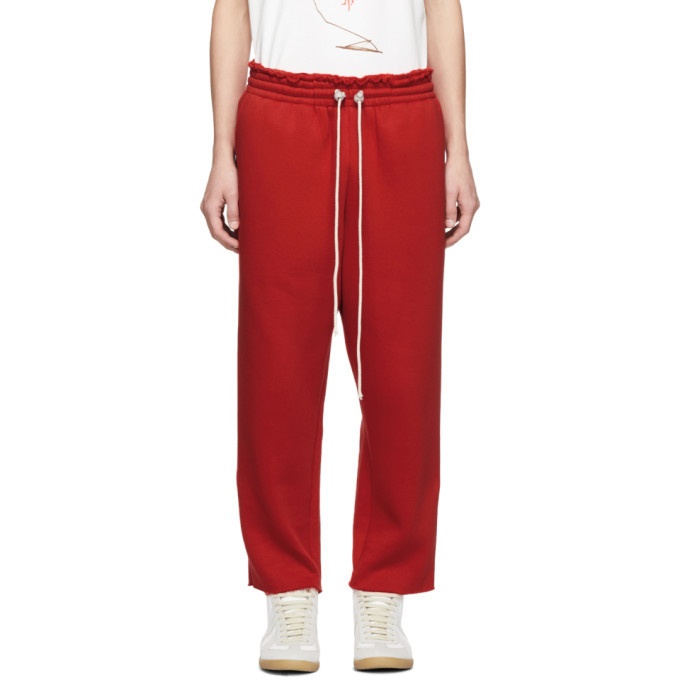 Photo: Camiel Fortgens Red Jersey Lounge Pants