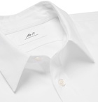 Mr P. - White Slim-Fit Cotton-Poplin Shirt - White