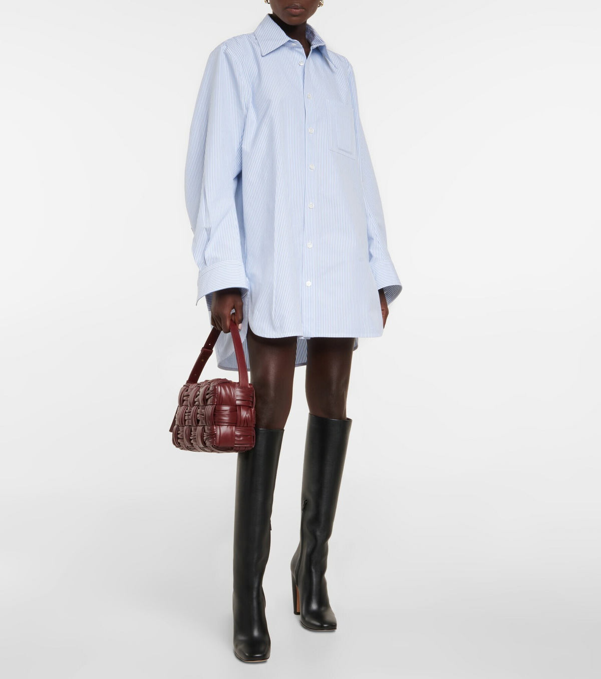 Bottega Veneta - Plissé Brick Cassette leather shoulder bag