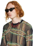 Marc Jacobs Black Icon Cat Eye Sunglasses