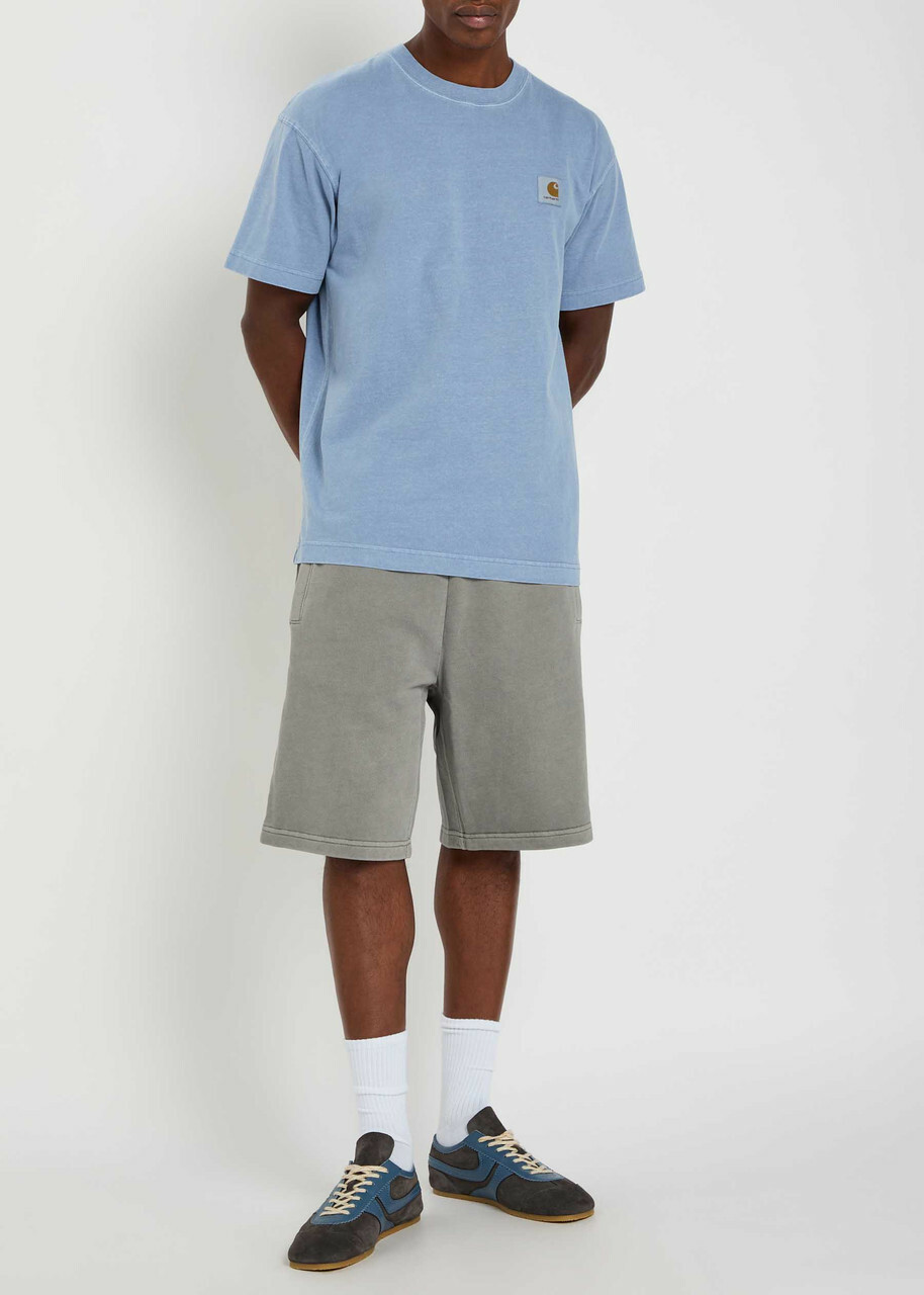 Carhartt Wip Nelson Logo Cotton T-shirt Blue