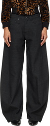R13 Gray Janine Trousers