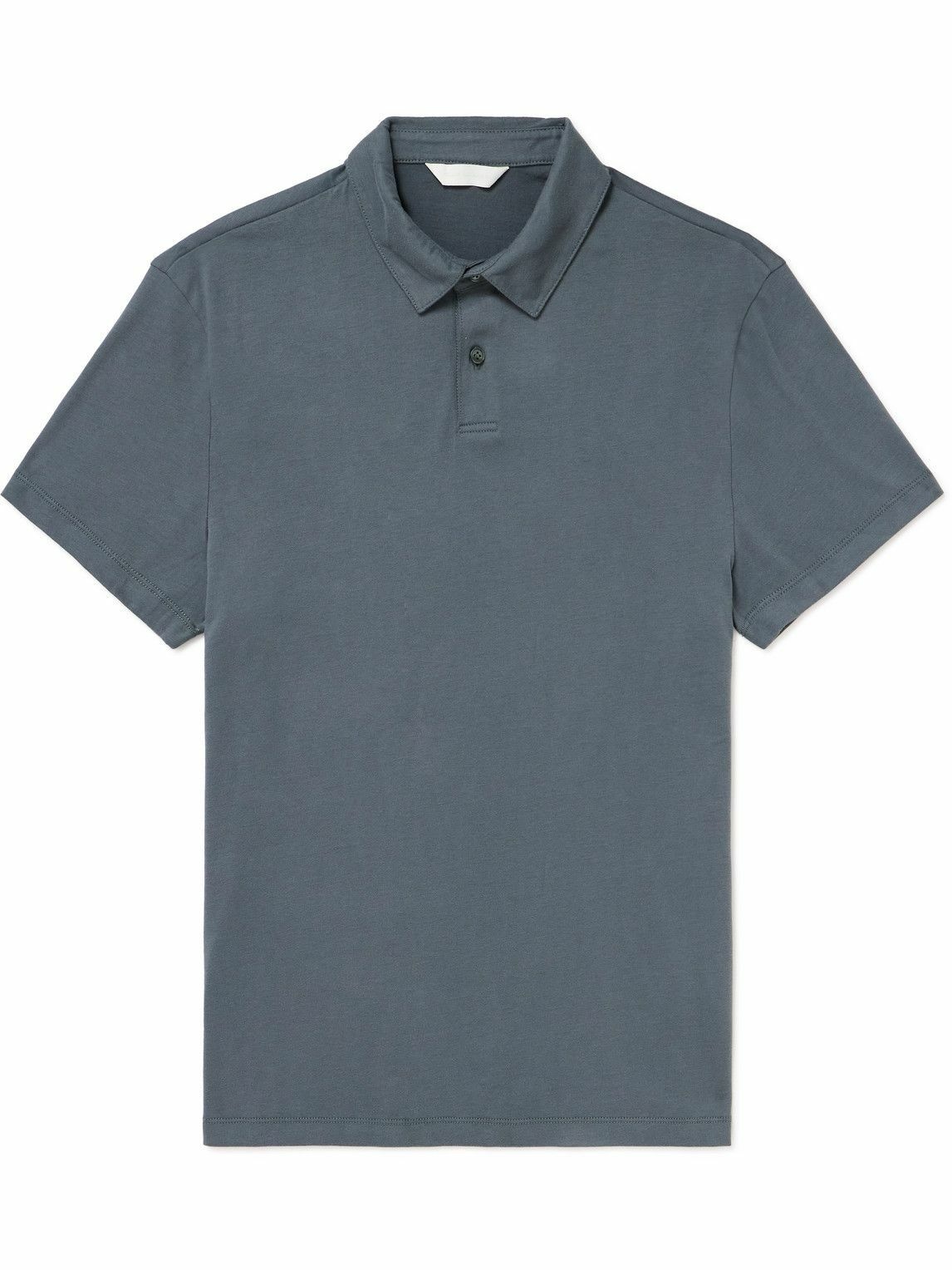 Club Monaco - Pima Cotton-Jersey Polo Shirt - Gray Club Monaco