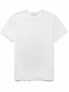 Orlebar Brown - OB Classic Slim-Fit Garment-Dyed Slub Cotton-Jersey T-Shirt - White