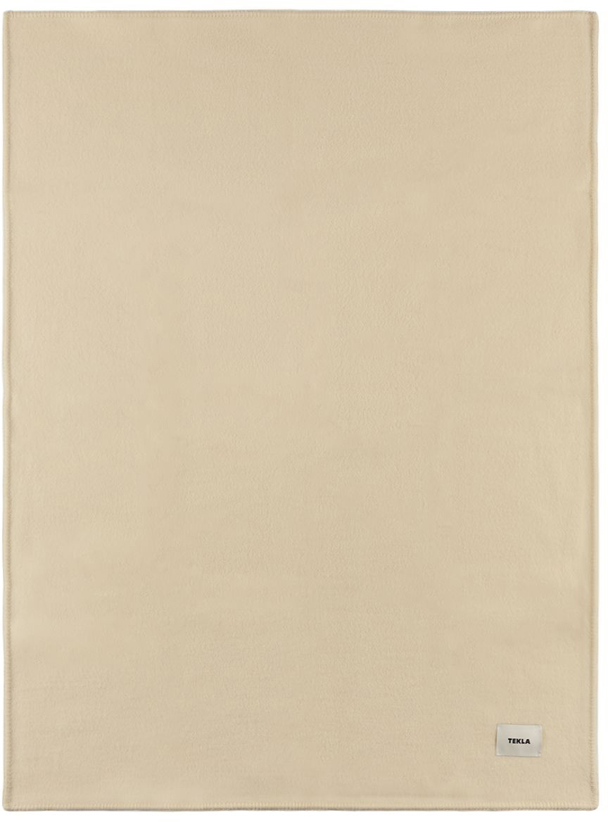 Tekla Off-White Pure Wool Blanket