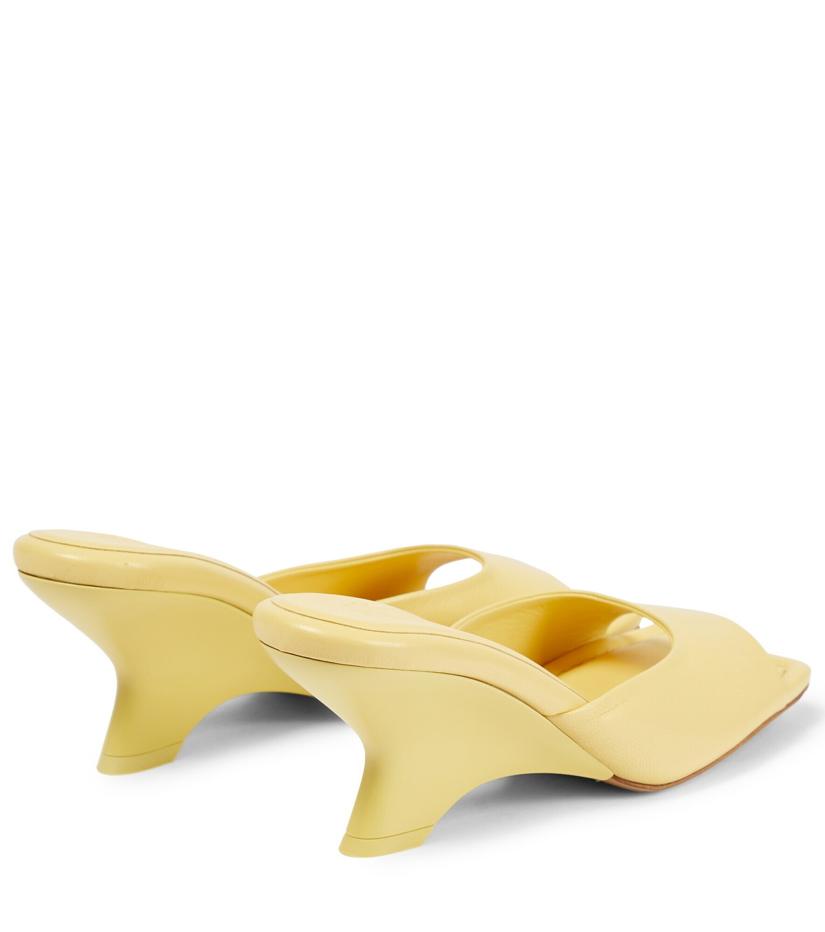 Gia Borghini - Gia 7 leather wedge sandals Gia Borghini