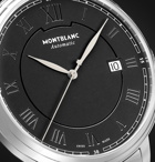 Montblanc - Tradition Automatic 40mm Stainless Steel Watch, Ref. No. 116483 - Black