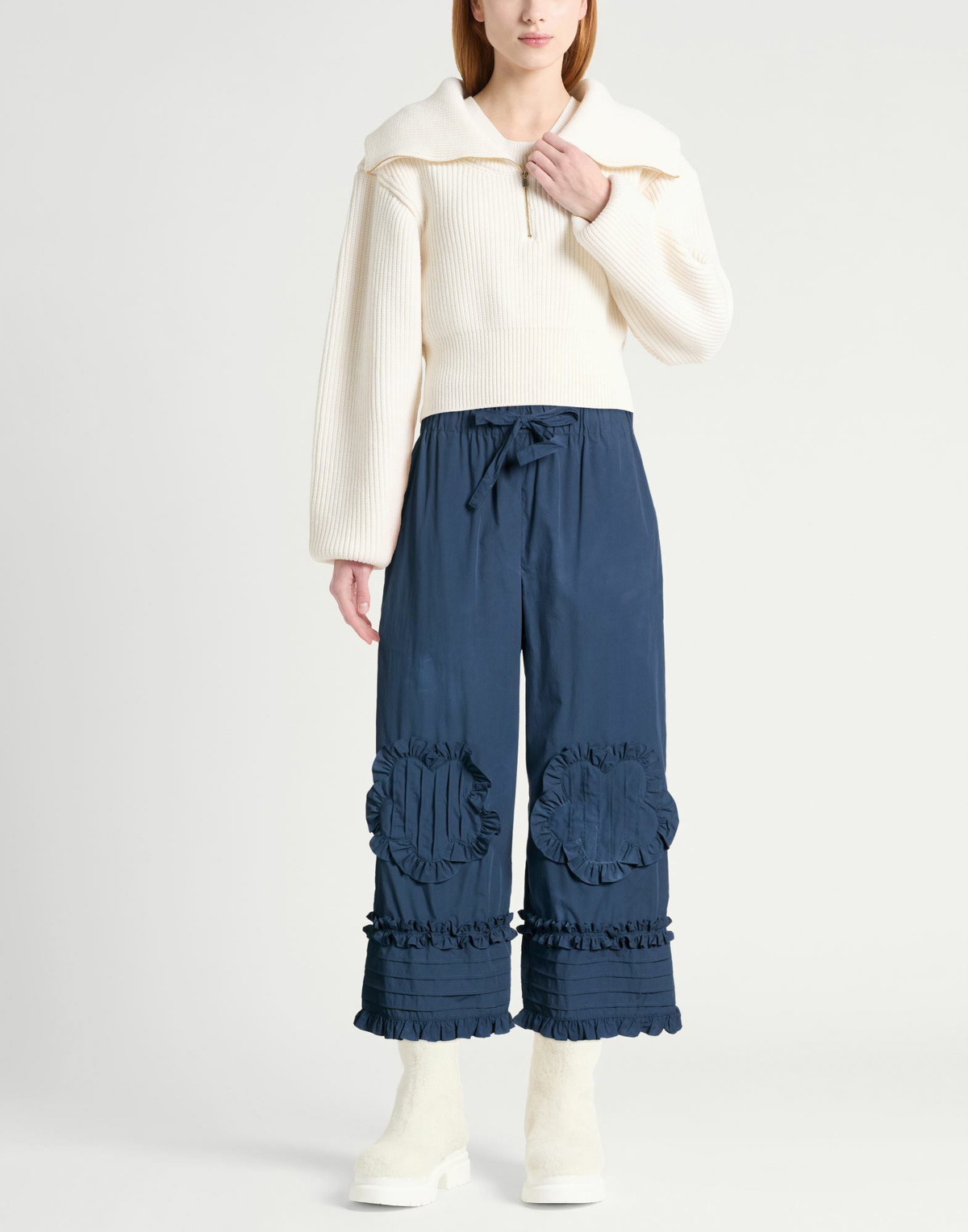Kenzo Womens Pants in Slate blue