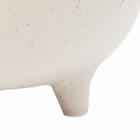 The Conran Shop Piede Footed Speckle Plant Pot in Natural