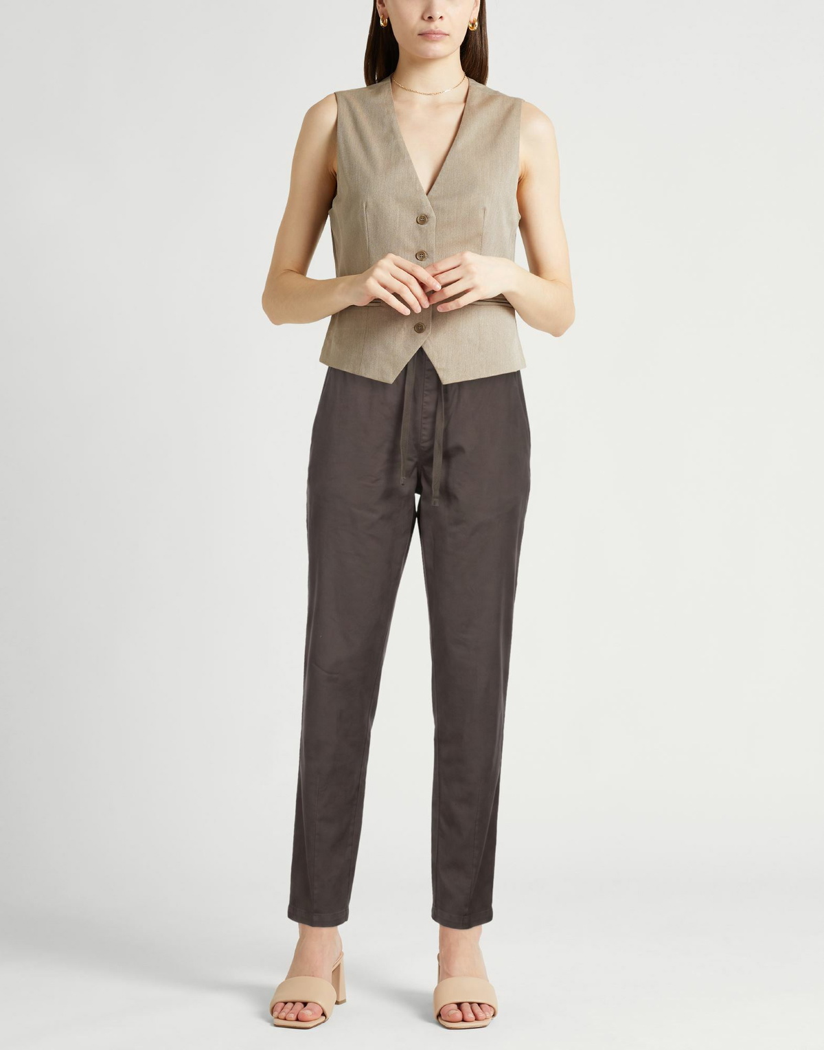 Crossley Womens Pants Chocolate in Brown