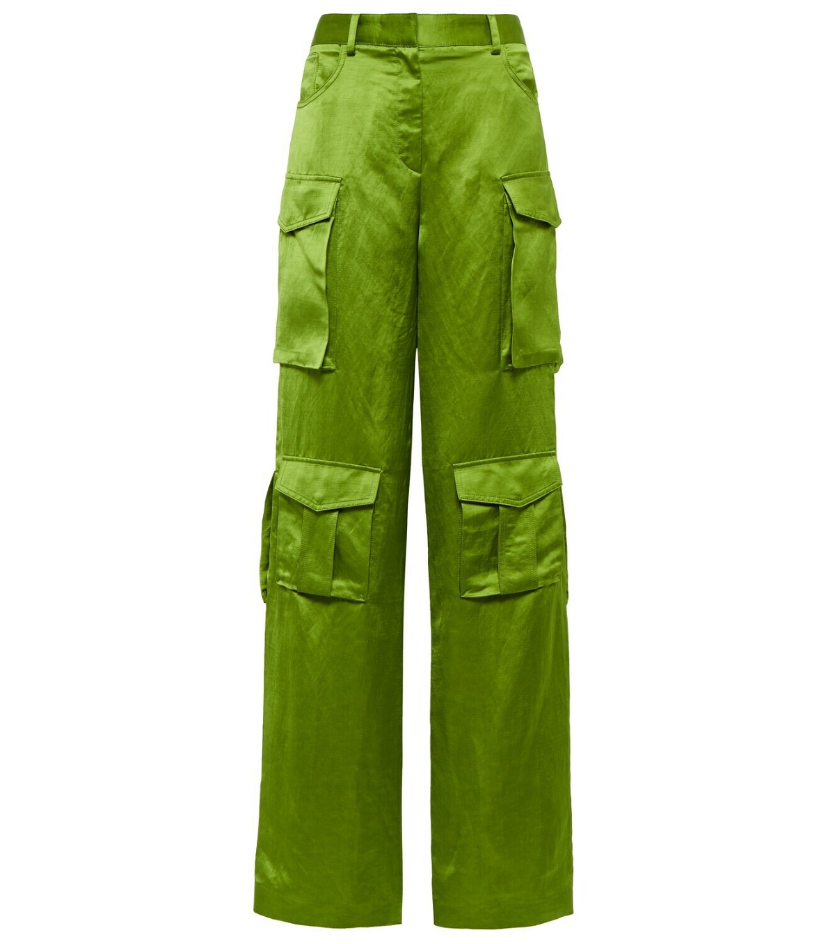 Tom Ford High-rise satin cargo pants TOM FORD
