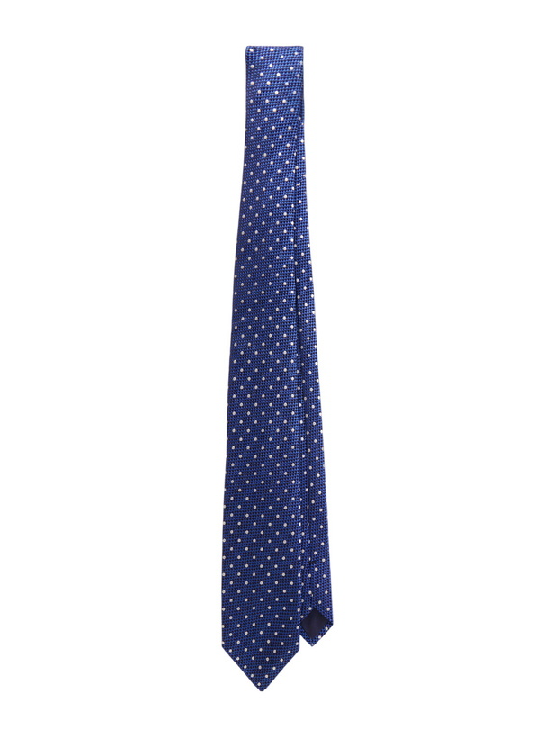 Photo: TOM FORD - 8cm Embroidered Polka-Dot Silk-Jacquard Tie
