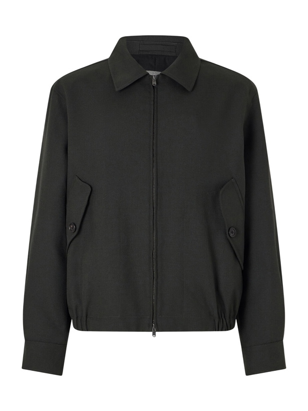Photo: Margaret Howell - Virgin Wool Blouson Jacket - Black