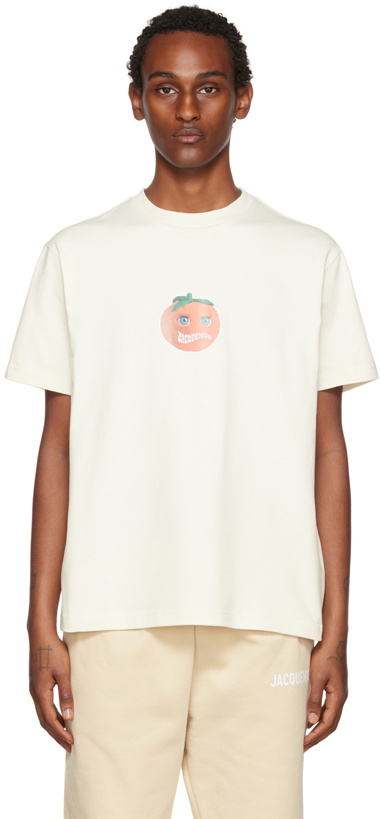 Photo: Jacquemus Off-White Le Papier ‘Le T-Shirt Tomate' T-Shirt
