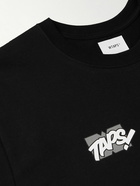 WTAPS - Logo-Print Cotton-Jersey T-Shirt - Black