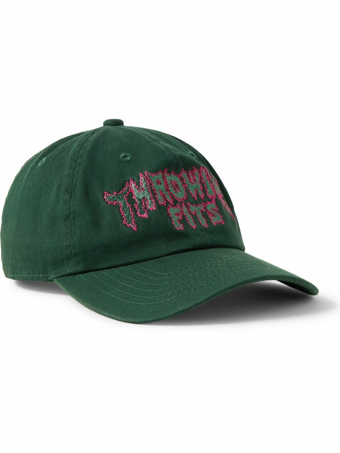 Throwing Fits LogoEmbroidered CottonTwill Baseball Cap