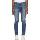 Levis Made and Crafted Blue 502 Slim Taper Jeans