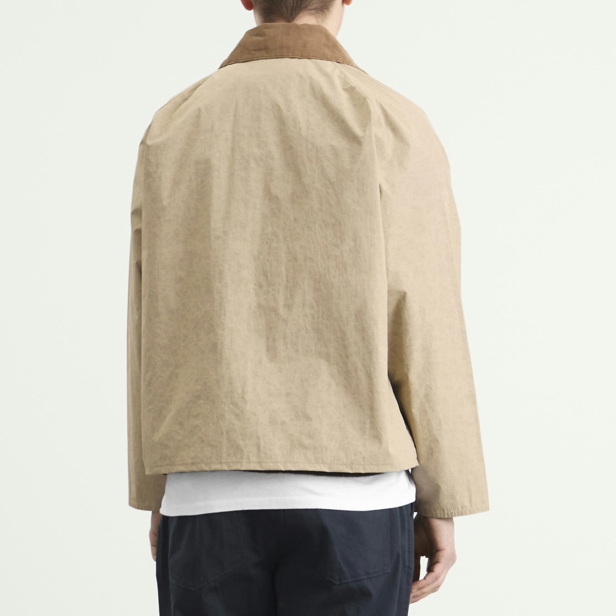 Barbour Men's Ripstop Transport Showerproof Jacket in Stone