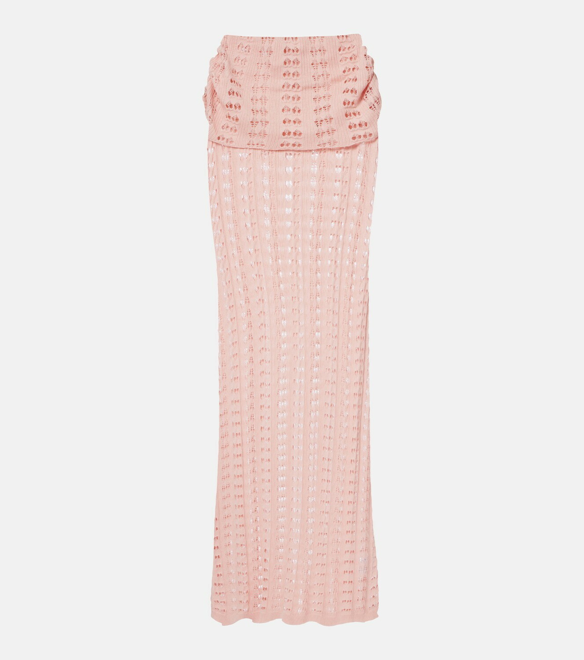 Aya Muse Draped pointelle maxi skirt