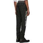 Dolce and Gabbana Black Jacquard Lounge Pants