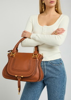 Chloe Marcie Medium Grained Leather Tote bag - Tan - One Size