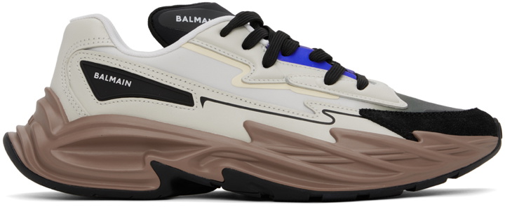 Photo: Balmain Multicolor Run-Row Sneakers