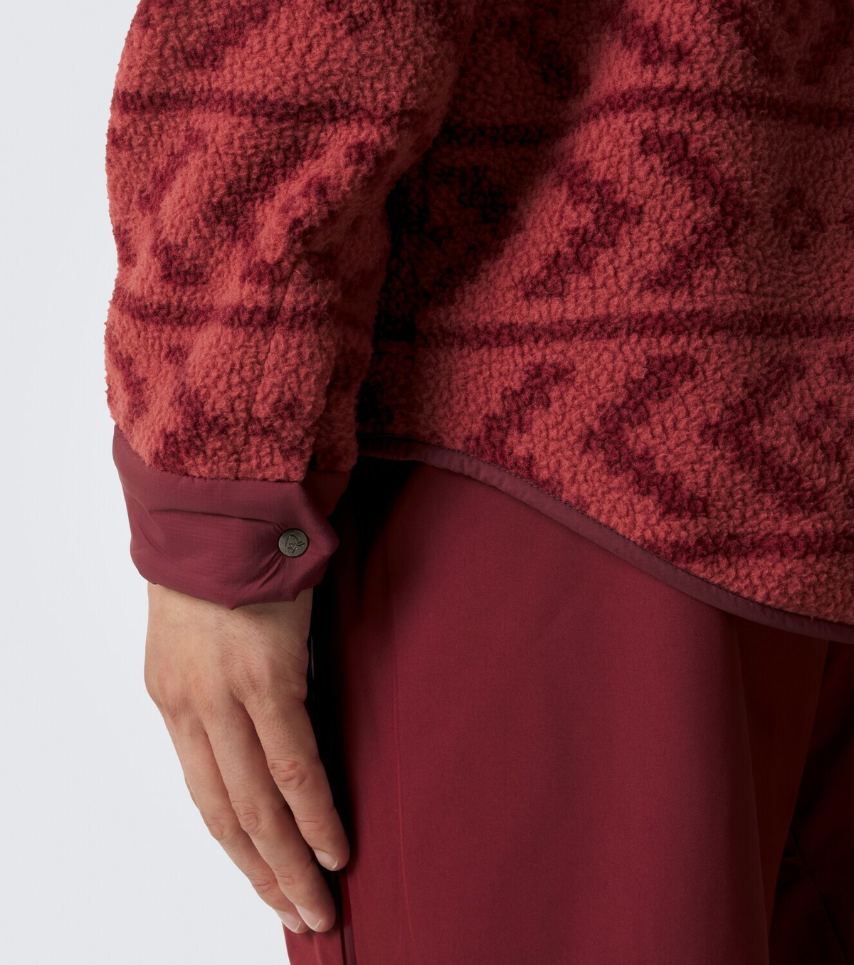 Norrøna Tamok printed fleece jacket
