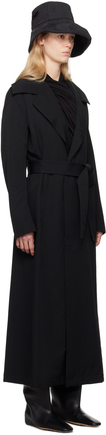 YOHJI YAMAMOTO Black R-Basic Coat