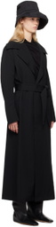 YOHJI YAMAMOTO Black R-Basic Coat