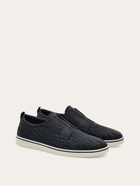 Ferragamo Mens Derby slip-on in Blue