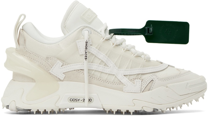Photo: Off-White White Odsy 2000 Sneakers