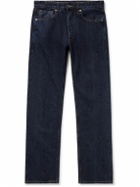 Saman Amel - Slim-Fit Straight-Leg Selvedge Jeans - Blue