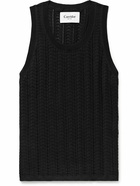 Corridor - Pointelle-Knit Pima Cotton Tank Top - Black