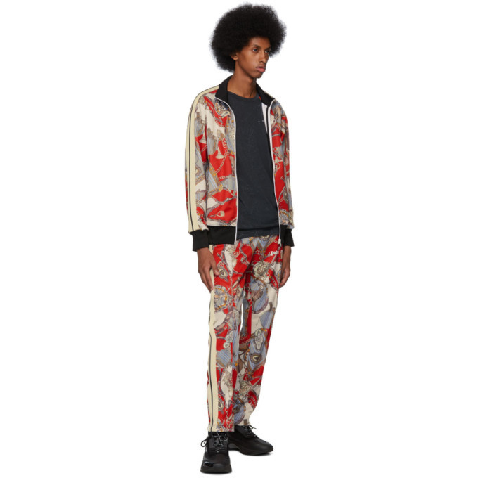 Palm Angels Red Bridle Track Pants Palm Angels