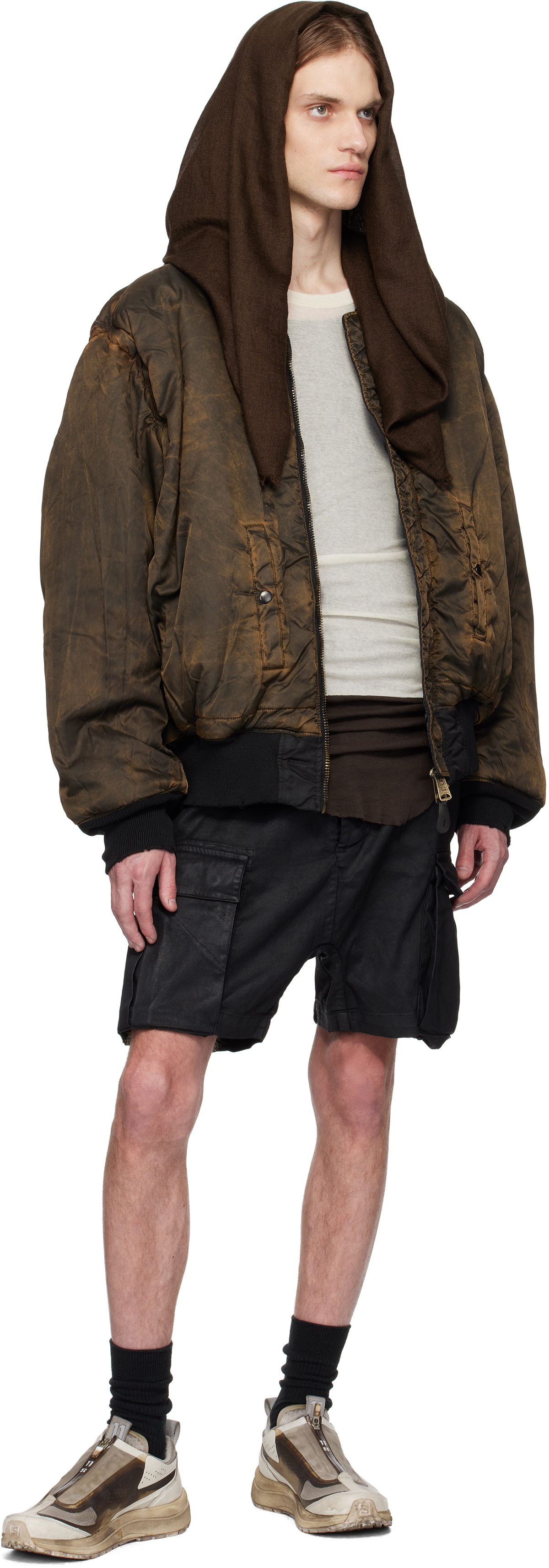11 by Boris Bidjan Saberi Brown Salomon Edition Bamba 2 Low V2 Sneakers