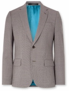 Paul Smith - Houndstooth Wool Blazer - Brown