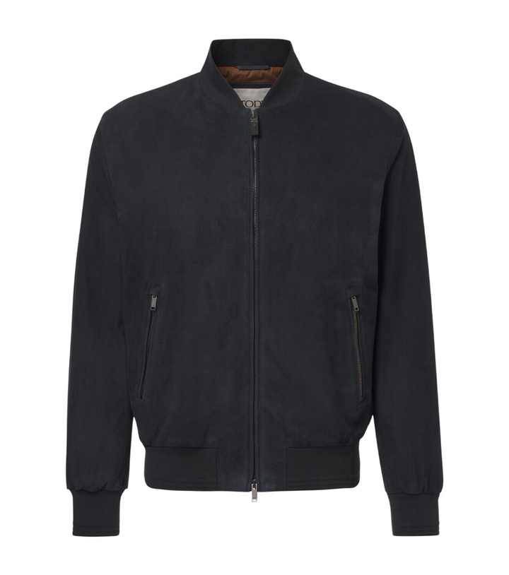 Photo: Tod's Suede bomber jacket