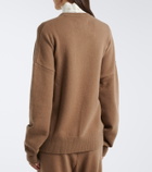 Extreme Cashmere N°496 Like cashmere-blend half-zip sweater