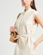 Peserico Womens Midi dress in Beige