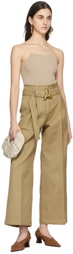 AERON Beige Cami Bodysuit