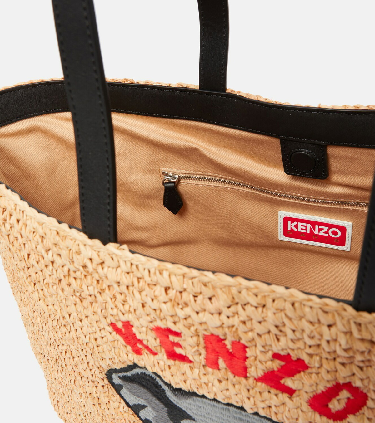 Kenzo Large raffia tote bag Kenzo
